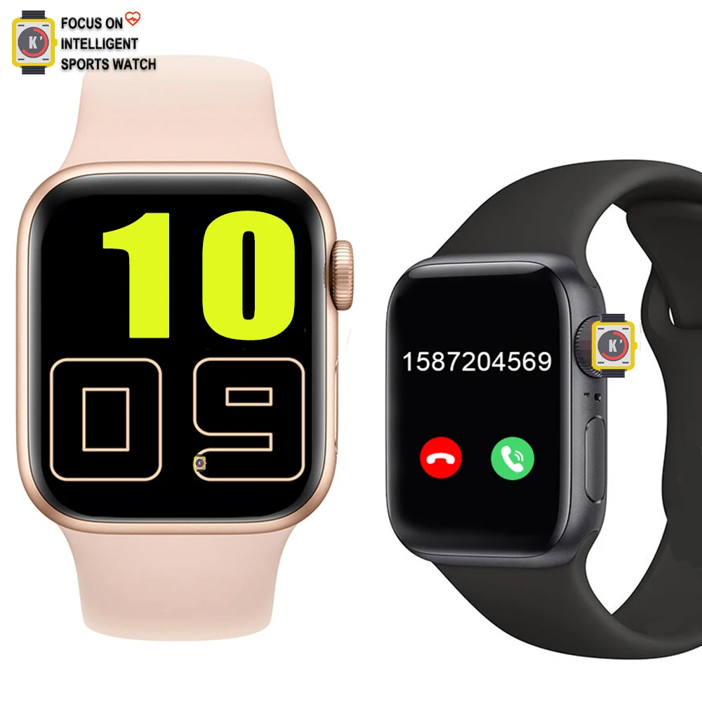 IWO Plus Смарт часы 12 44 мм для Android IOS серии 6 Bluetooth Вызов сердечного ритма женщин