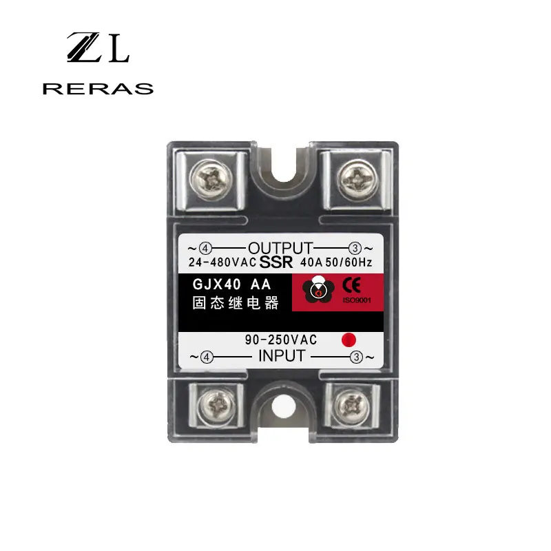 1 шт. твердотельные реле SSR-40AA 40A AC управления релис 90-250VAC к 24-480VAC GJX-40AA |
