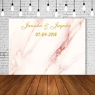 Пользовательский фон для свадебной вечеринки баннер для невесты розовая мраморная текстура портрет на день рождения задний Плакат Украшение для стола стены