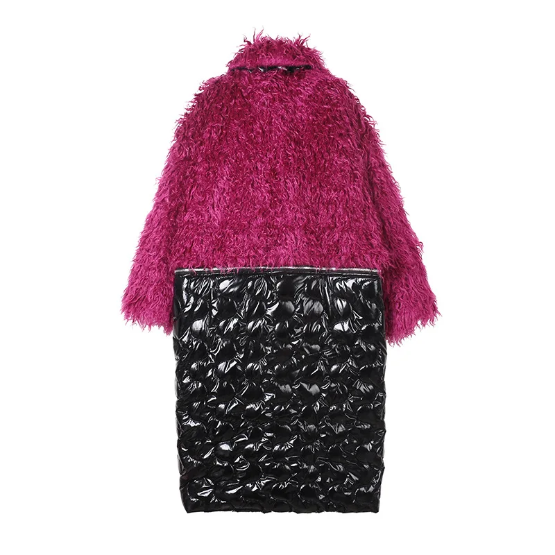 Для женщин Хай-стрит два способы ношения длинное пальто размера плюс свободная