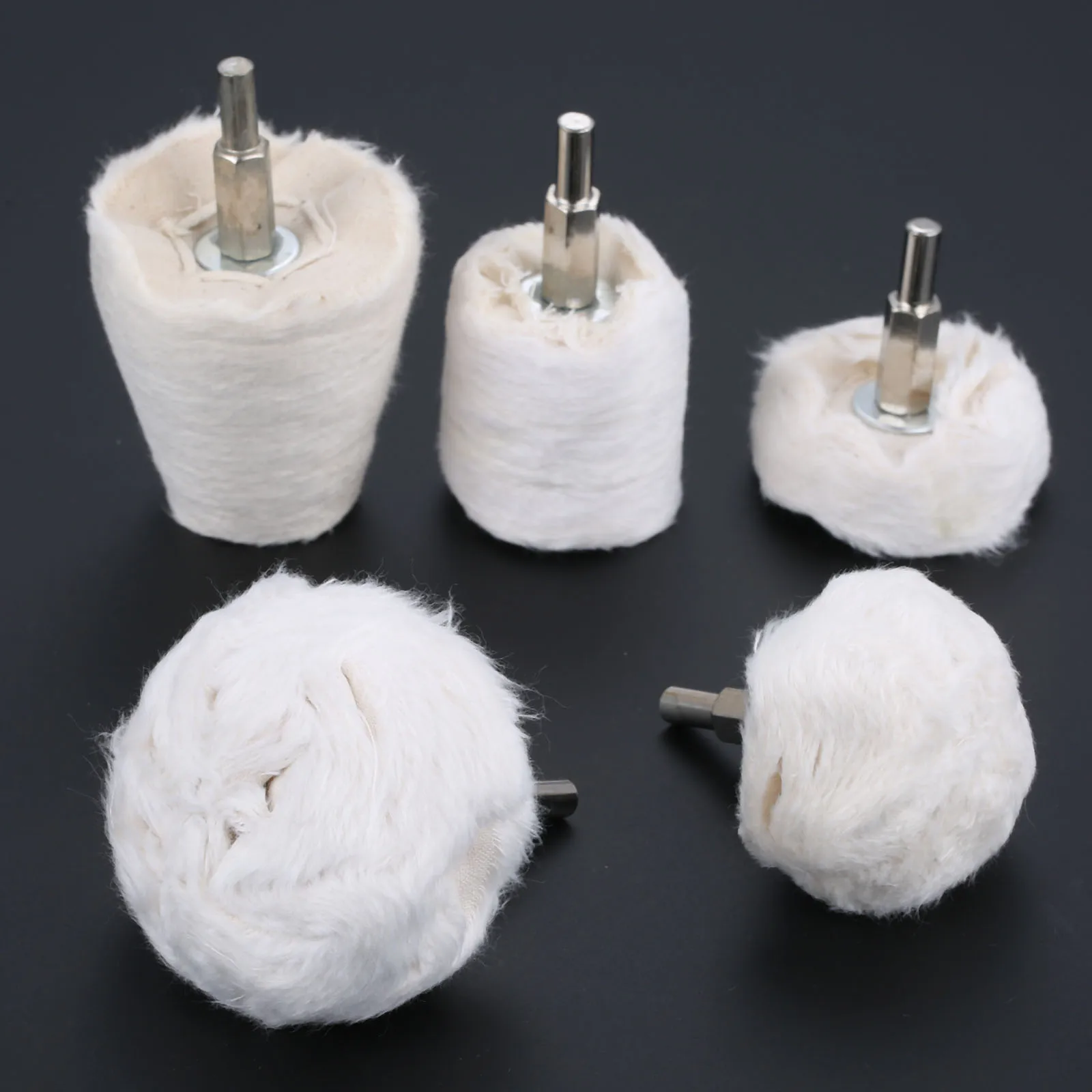 Набор насадок для полировки DRELD комплект из 5 швабры 1/4 дюйма|Полировальные