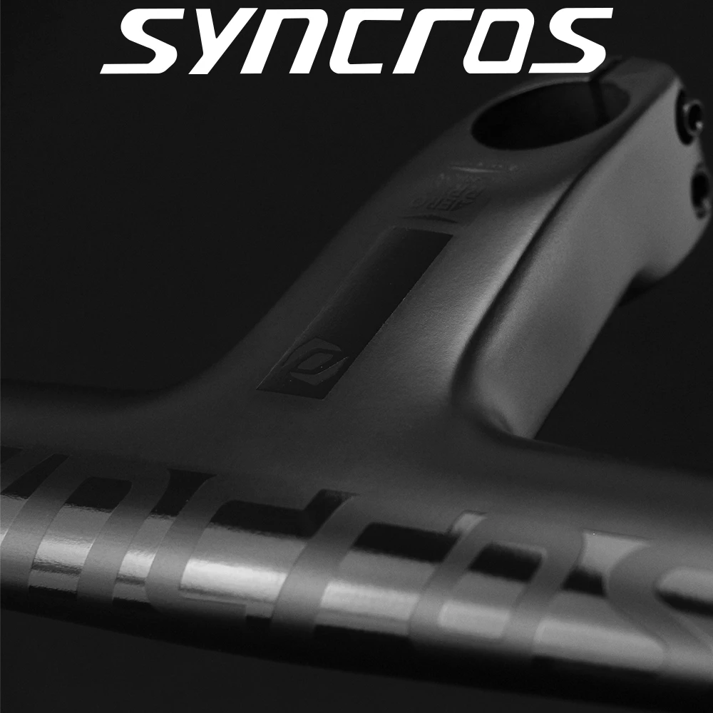 Скидка Syncros RR1.0 стиль глянцевый Aero логотип полностью углеродное волокно велосипедный Руль 28,6 мм Встроенная балка дорожный велосипед Руль Cycing части