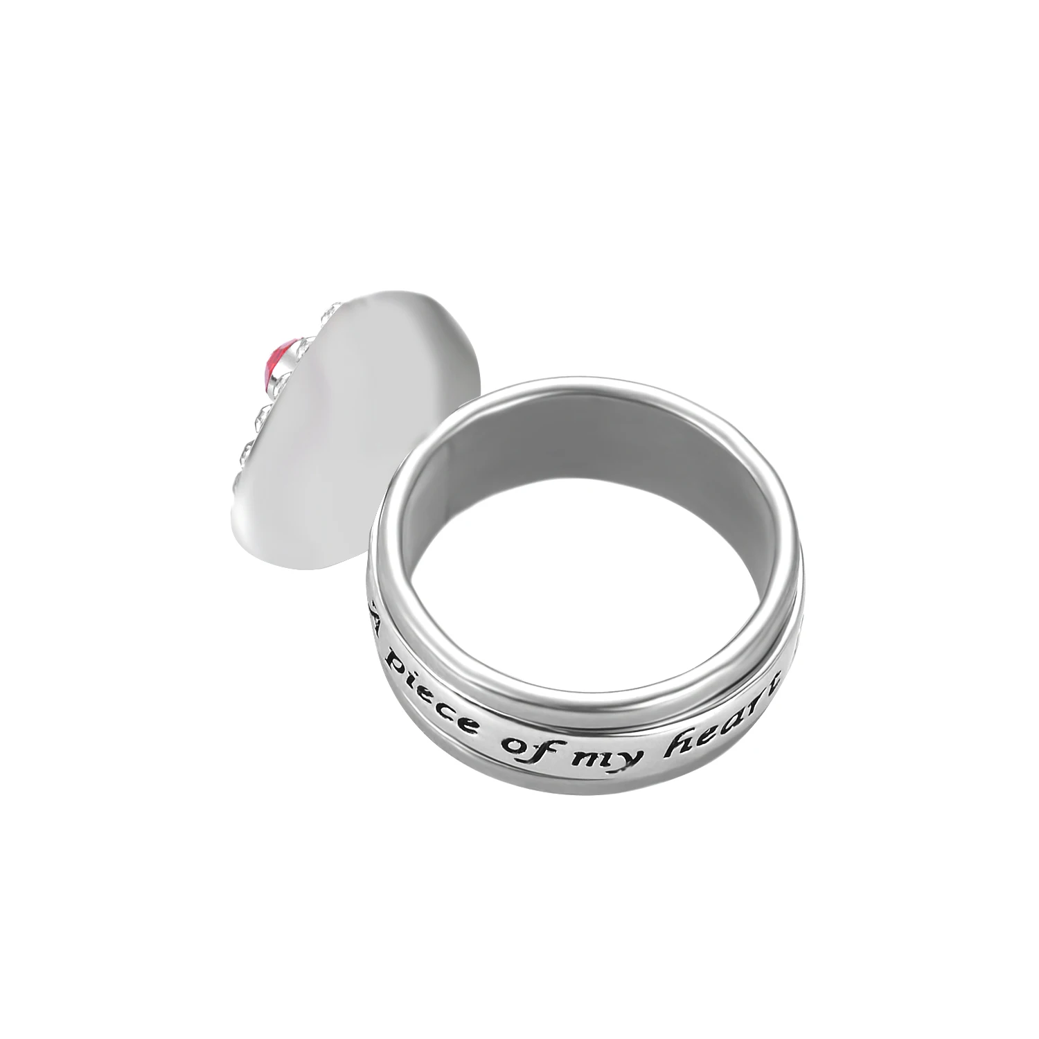 Цепочка моего сердца живет в небе любовь крем ясень памятное Кольцо Сувенир