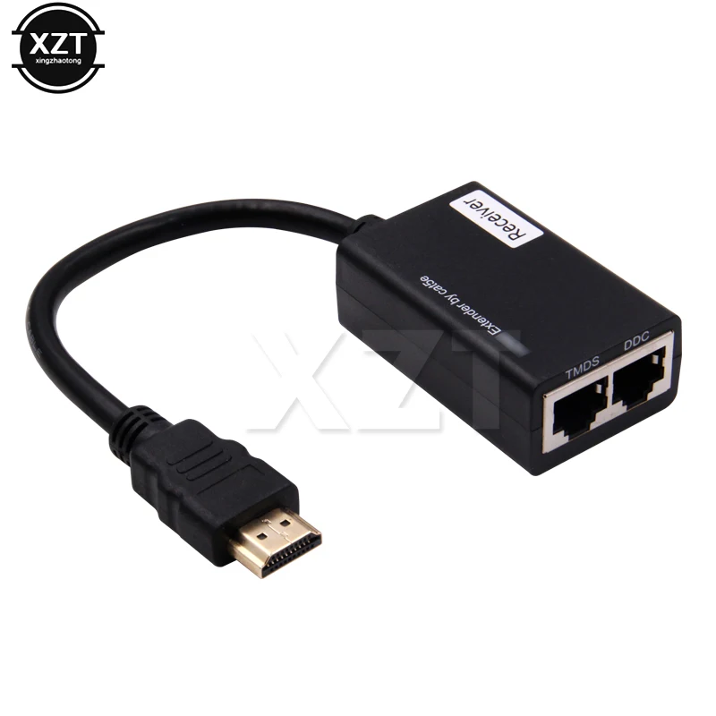 RJ45 CAT5e CAT6 UTP LAN Ethernet HDMI совместимый удлинитель Ретранслятор 1080P FHD 3D футов (30 м)