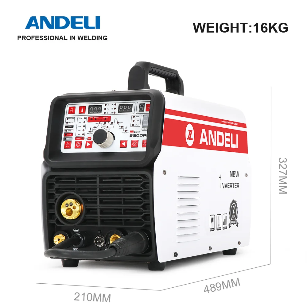 Andeli Mig Lassen сварочный аппарат 220 В MCT-520 Tig Mma Cut Pulse Koud Schoon 5 в 1 Lasser | Инструменты