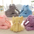 Игрушка сопутствующая для детского сна 4060 см, плюшевая игрушка-слон, мягкая кукла-Слон, милая Подушка-Слон, Детская плюшевая игрушка