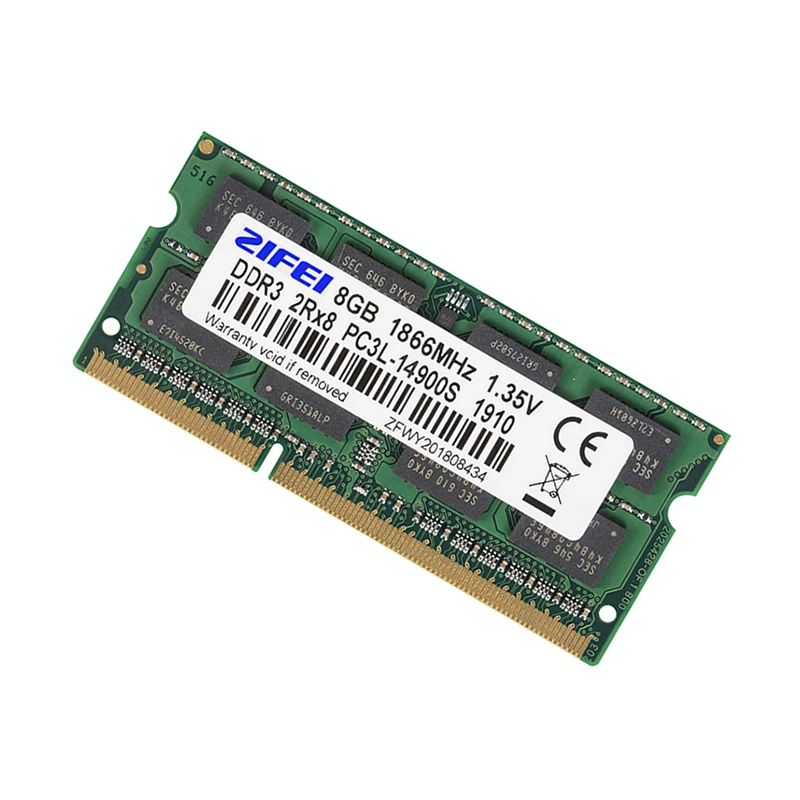 8 ГБ DDR3L Оперативная память 1600/1333/1866 МГц 204PIN 1,35 V 2R* 8 двойных модель SODIMM памяти для ноутбука