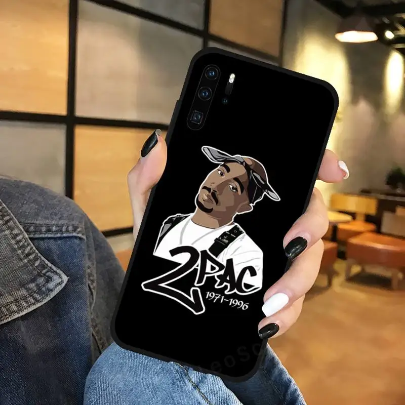 

2pac Tupac America rapper singer Phone Case Funda For Huawei P9 P10 P20 P30 Lite 2016 2017 2019 plus pro P smart