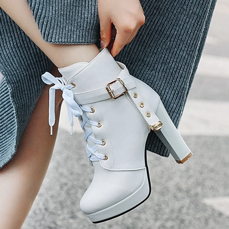 

Boots children's fashion high heeled women's boots autumn winter 2021 new short boots women's thick heeled women's shoes