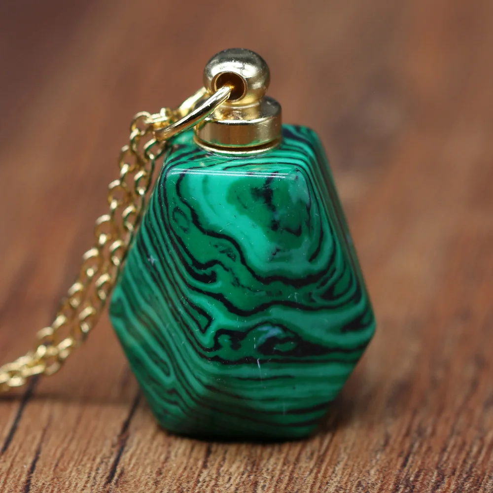 

Best-selling New Product Natural Stone Semi-precious Stone Pendant Necklace Polygonal Exquisite High-quality Pendant Jewelry