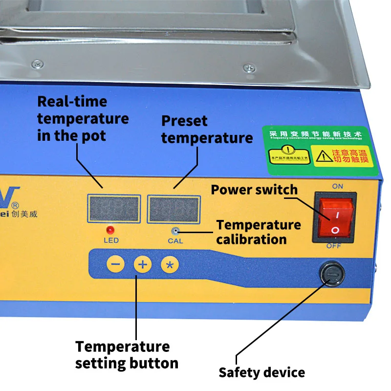 1 шт. пайка и Распайка для пайки с двойным цифровым бессвинцовым наконечником