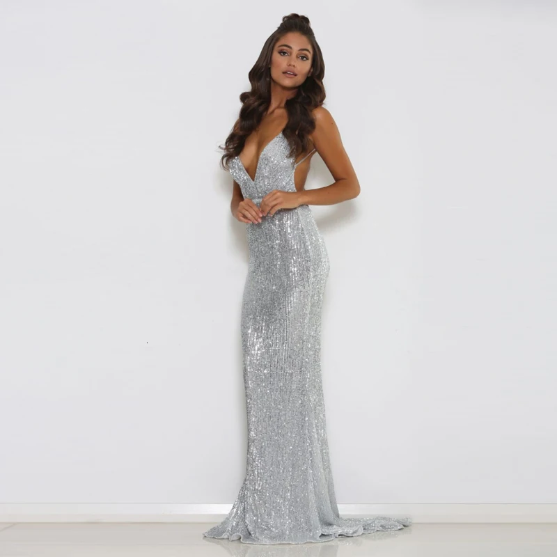 Slaygirl, Vestidos, сексуальное, с блестками, из кусков, бодикон, v-образный вырез, длинное платье, женские платья, модные, сексуальные, вечерние платья, vestido de festa