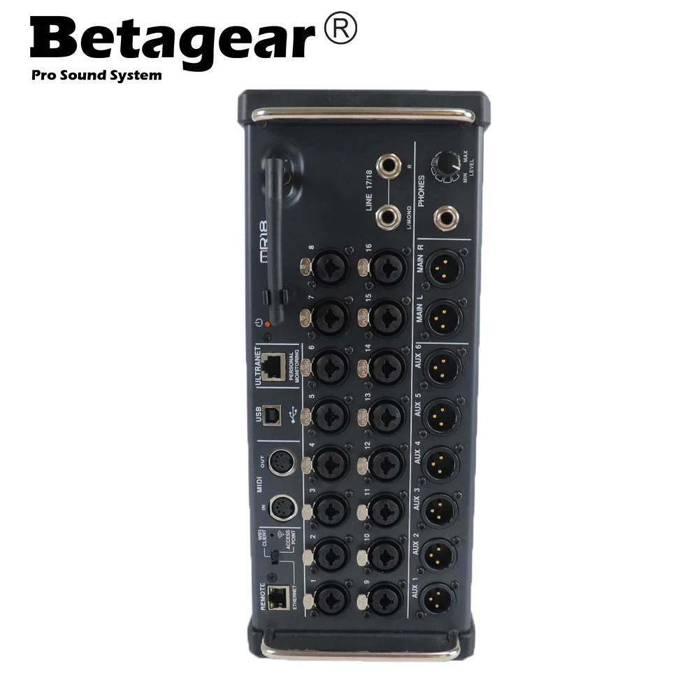 Betagear 18 каналов Mr18 миксер аудио Dj оборудование микшерный пульт Studio Wi Fi Usb Цифровой