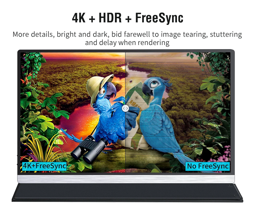 저렴한 15.6 인치 4K 게임 휴대용 모니터 X 박스 시리즈 X PS4 스위치 전화 PC 노트북 모니터 컴퓨터 LCD 화면 디스플레이 3840x2160