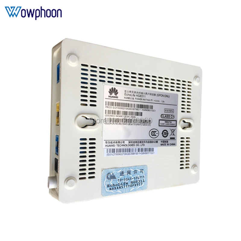 Бесплатная доставка Huawei gpon ont hg8311 волоконно-оптический onu модем 1FE + 1TEL английская
