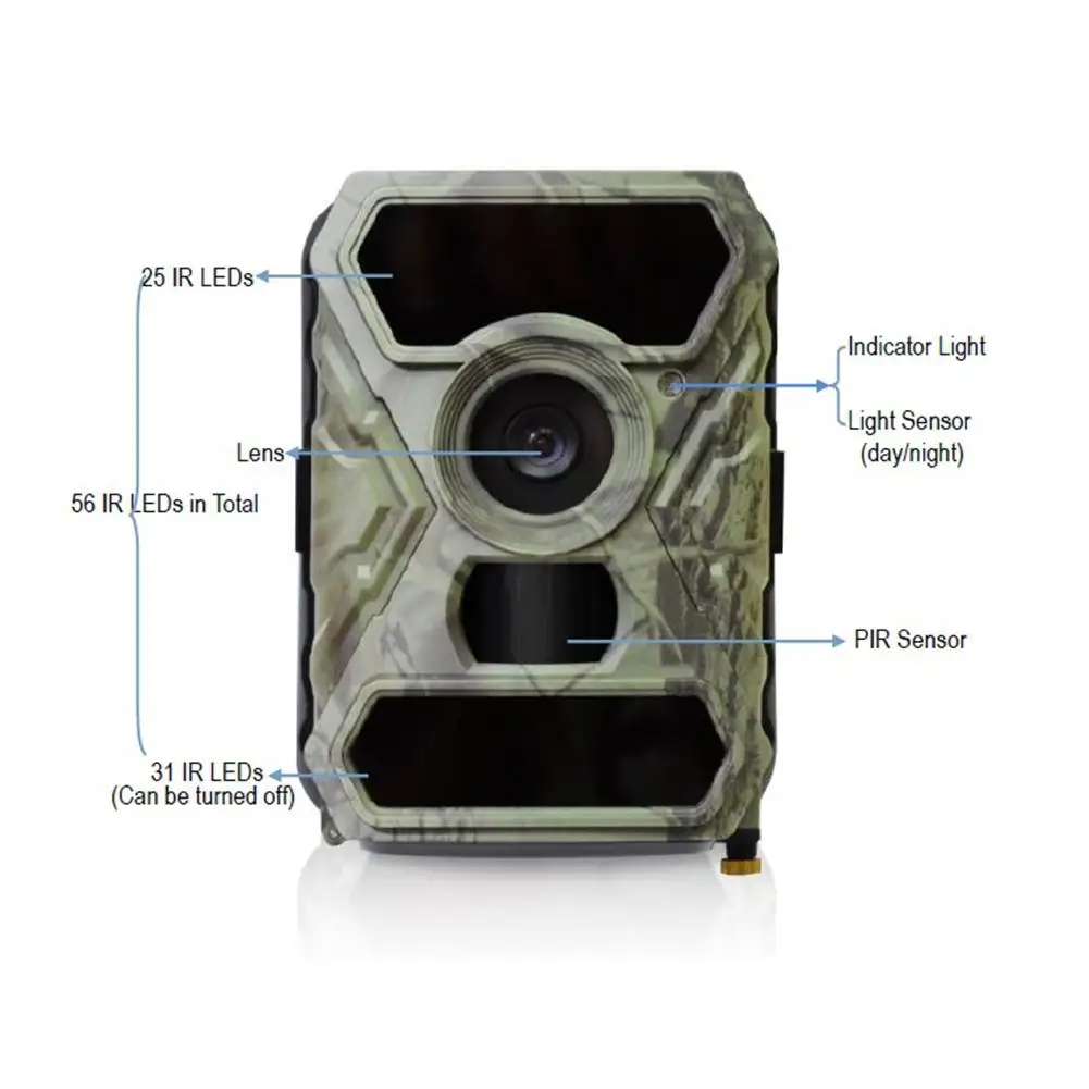 S880G 12MP камера высокого разрешения 1080P 3G беспроводная ИК ночного видения Цифровая