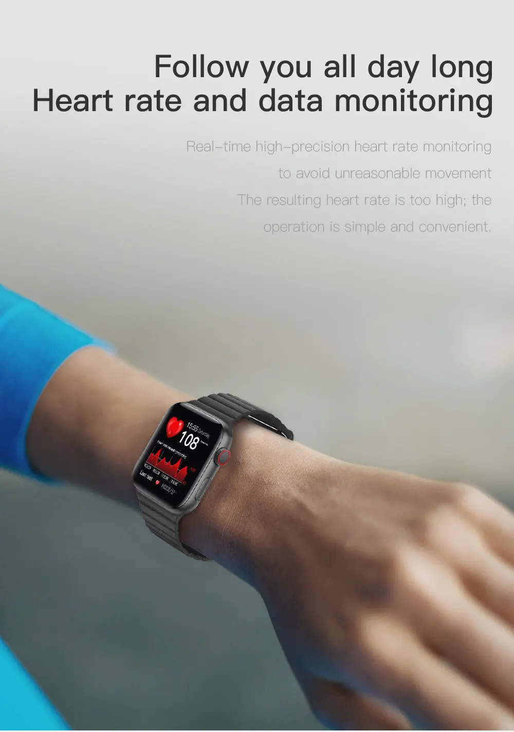 Умный Браслет T200 для мужчин и женщин пульсометр монитор сна кровяное давление