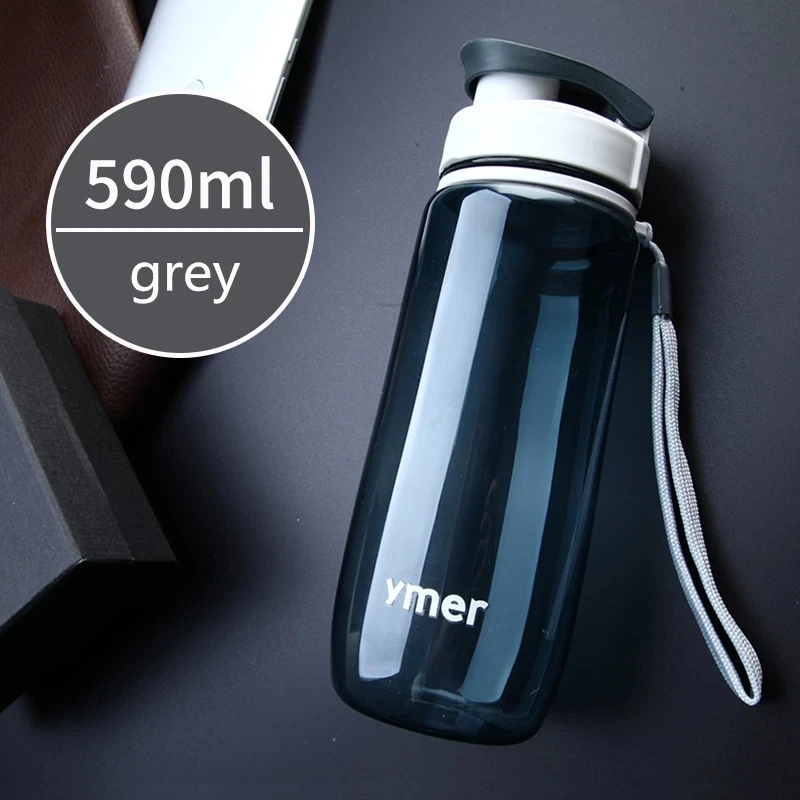 

560ML Hiking Bottle Mountain Bicycle Water Drink Bottle Outdoor Sports Plastic Portable Kettle Bottle Leak-proof Drinkware
