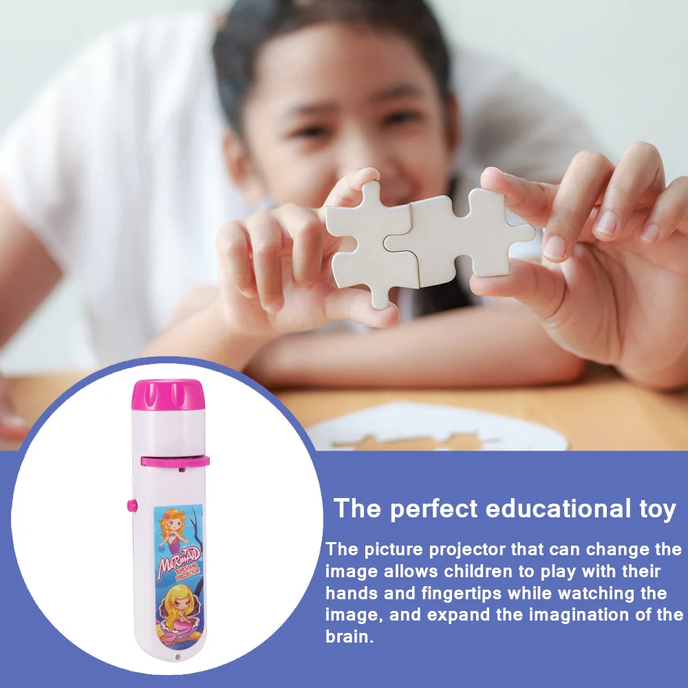 

Projection Flashlight Children Projector Light Cute Cartoon Toy Night Photo Picture Light Bedtime Learning Fun Toys
