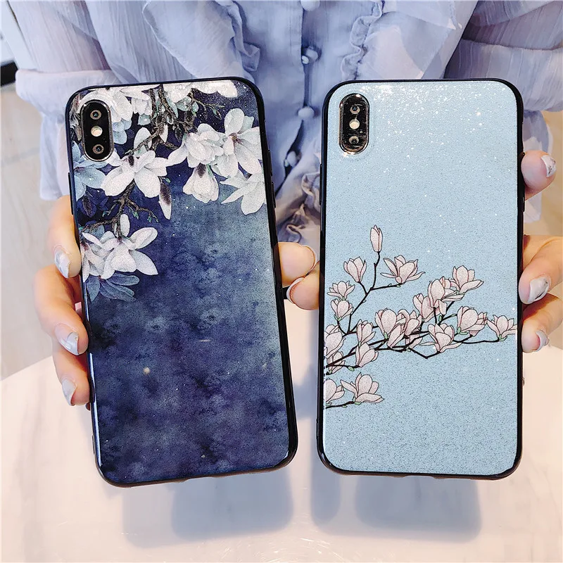 diamond ring glitter flower case for oneplus 7 pro 17 one plus 6t 16 one plus 5 back cover for one plus 5 5t phone bags free global shipping