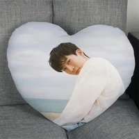 btob eunkwang pillow slips heart shape pillow covers bedding comfortable cushiongood for sofahomecar high quality pillow ca