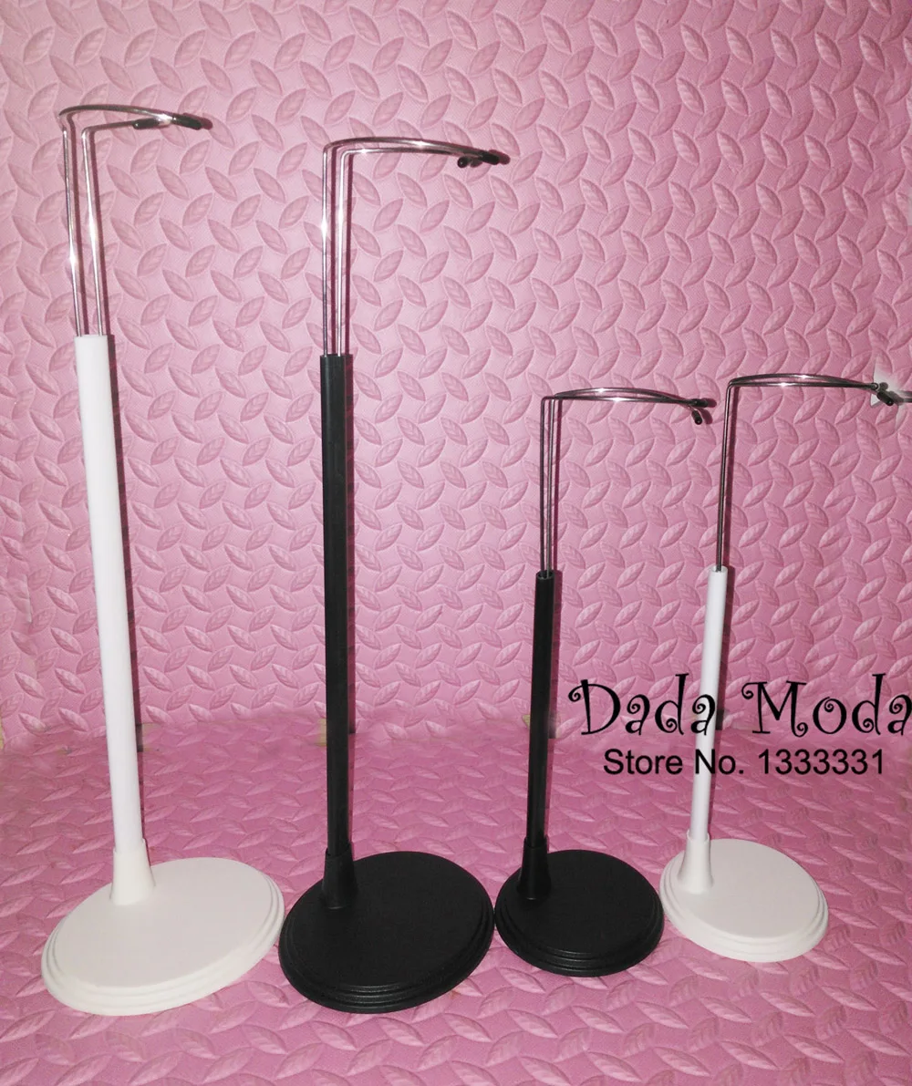 2 шт Регулируемый Новый черный/белый кукольный кронштейн подставки для куклы