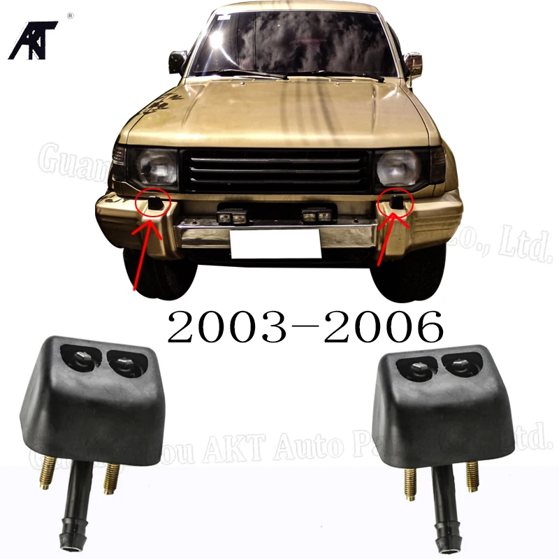 

Форсунка омывателя фар для Mitsubishi Pajero Montero Shogun MK3, V73, V75, V77, MN117092, MN117091