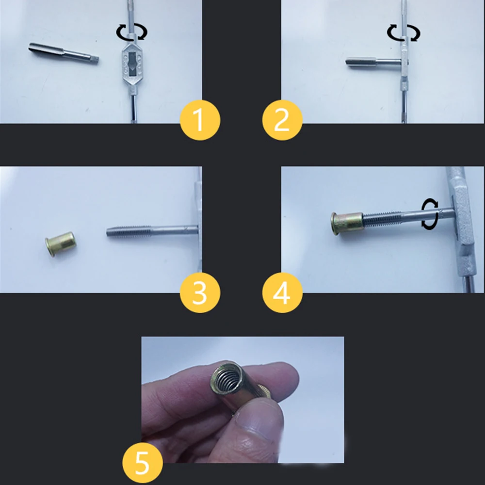 

2pcs Steel Metric Thread Tap Tapping Tool Spiral Point Straight Fluted Screw Taps Tool Hand Tap Drill Set M12x1.75