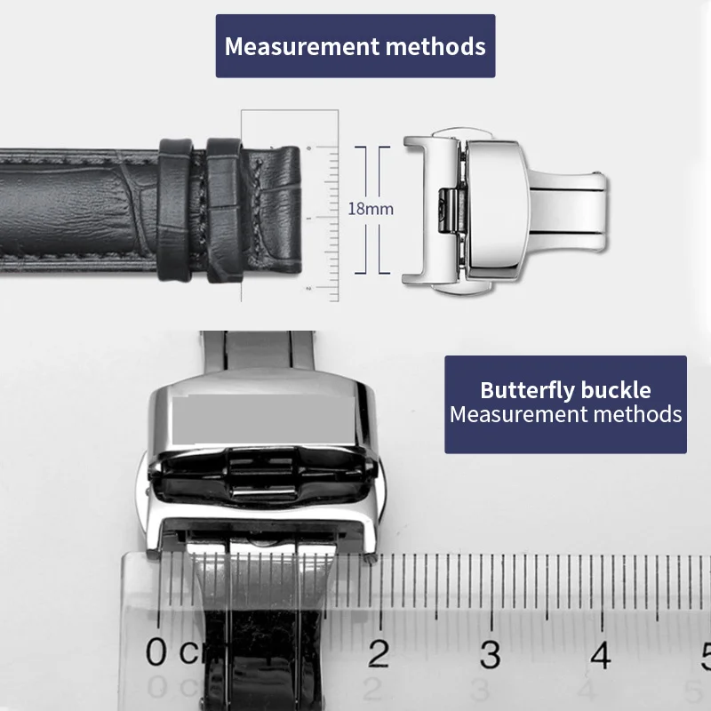 Автоматическая раскладная застежка бабочка двойной клик из нержавеющей стали