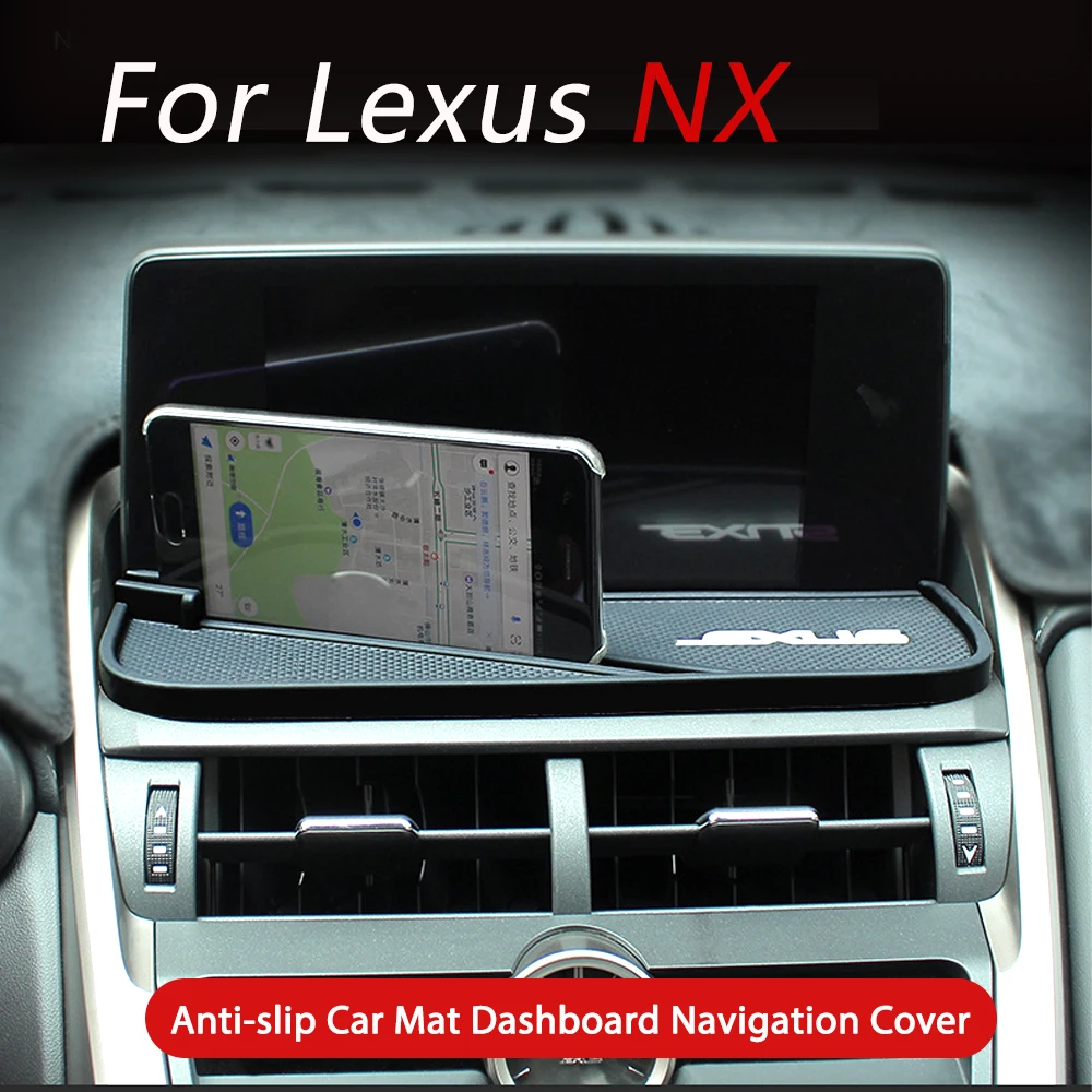 1 stücke auto anti slip mat navigation instrument panel matte Für Lexus NX200 NX300 NX300H anti slip matte auto liefert