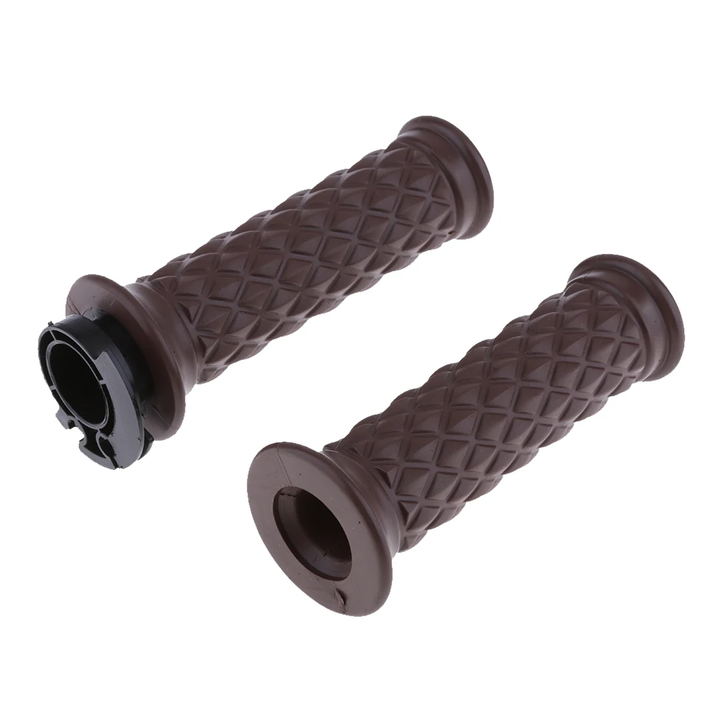 

Cafe Racer Vintage Style Motorbike Handlebar Grips 22mm 7/8'' Brown