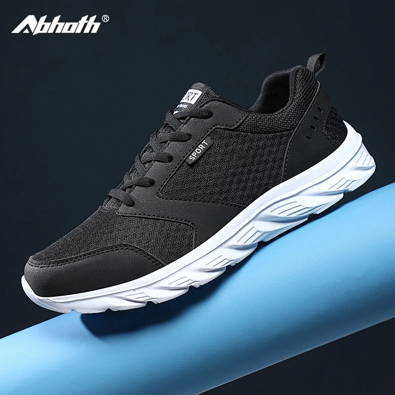 

Abhoth Sneaker Men Light Mesh Breathable Lace-Up Men Casual Shoes for Man Outdoor Walking Flat Non-slip Shoes Zapatillas Hombre