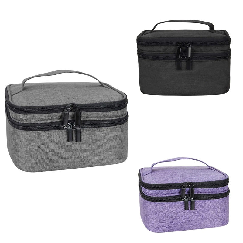 

42 сетки эфирное масло организатор лак для ногтей с двойным Слои органайзер для аксессуары эфирного масла Дисплей коробка