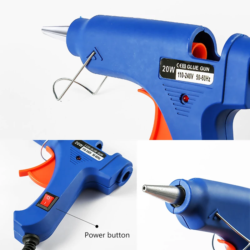 20 Вт термоплавкий клеевой пистолет промышленные мини пистолеты термо