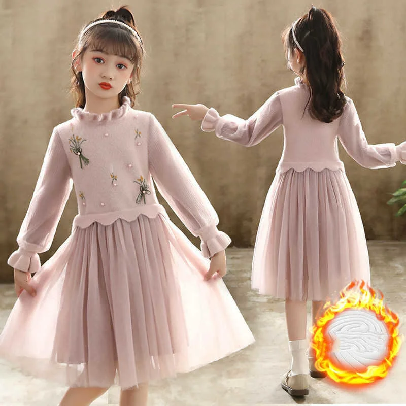 

Детская одежда, костюм для девочек-подростков, платья-свитеры для вечеринок, детское платье-пачка принцессы, элегантная школьная одежда для...