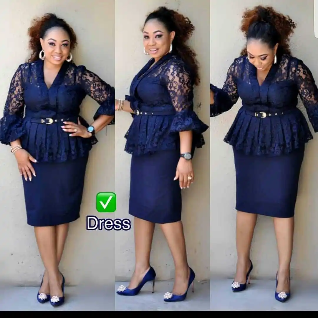 Женское кружевное платье в африканском стиле два платья с рукавами колоколами и