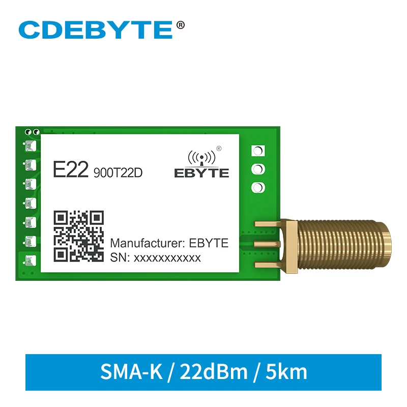 

E22-900T22D Lora Spread Spectrum SX1262 RF Chip Long Transmission Distance Low Power Consumption Anti-Interference