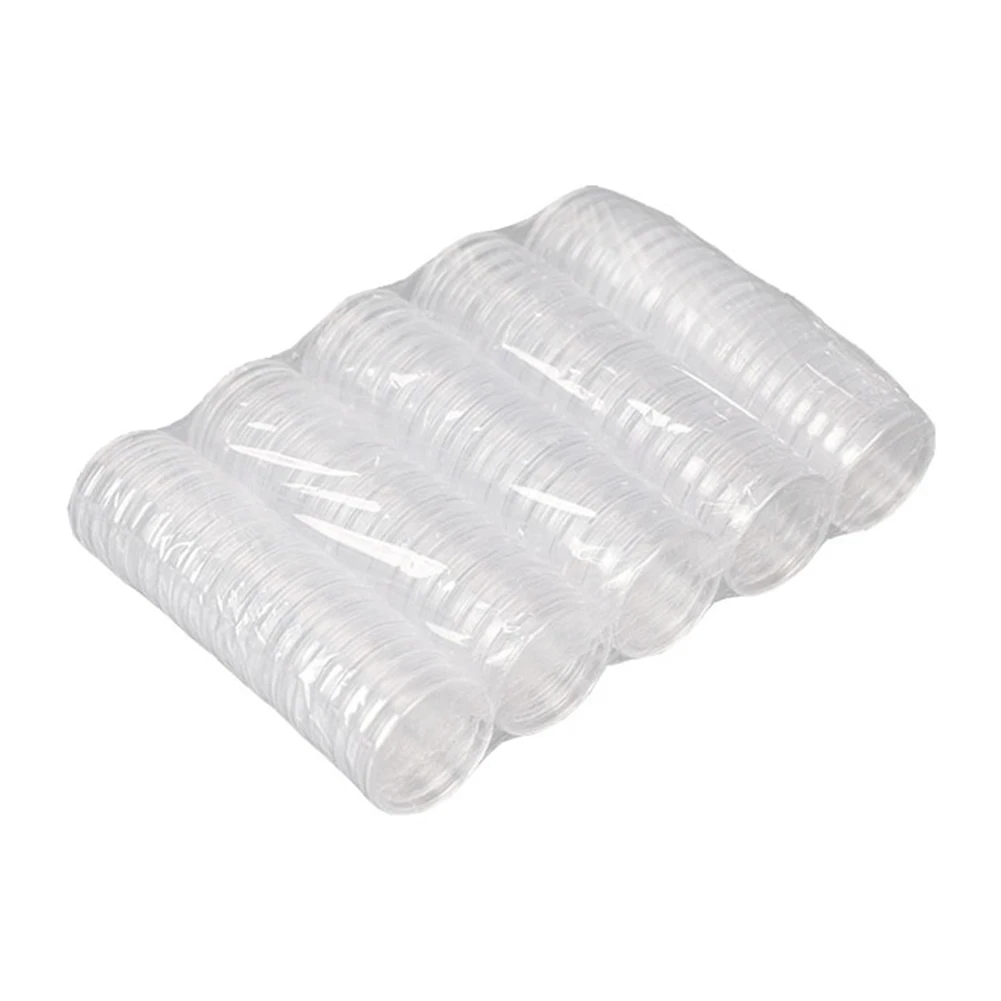 

Elements Coin Storage Holder Holder Pack Plastic Set 100Pcs Case Container