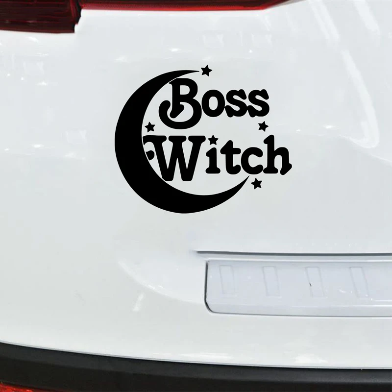 Jptz18cm-12cm зло пентаграмма Луна богиня для украшения окна чехол ноутбука виниловый