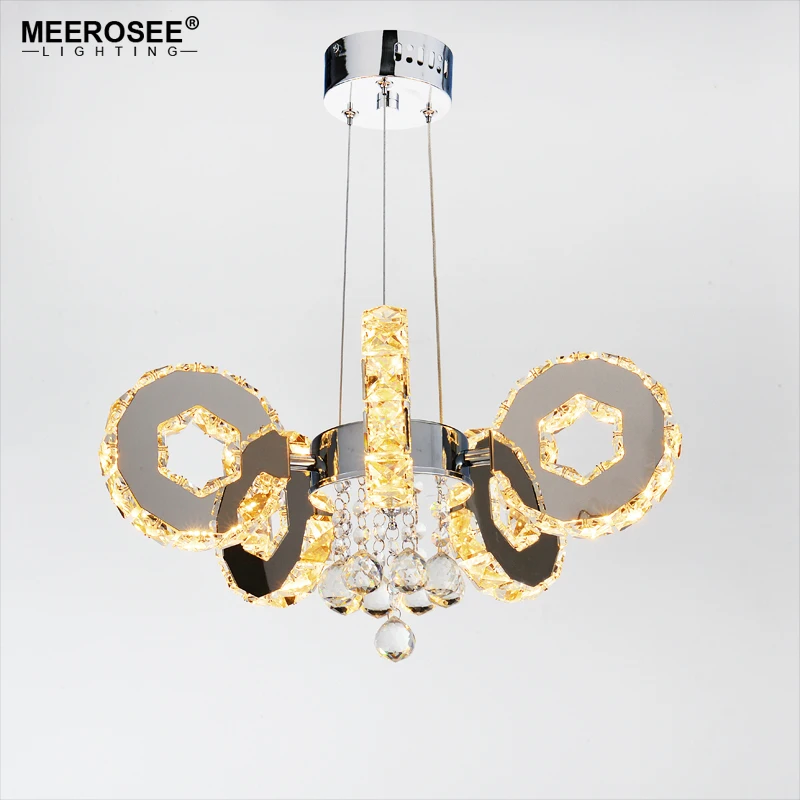 Хит продаж светодиодная хрустальная люстра светильник современная кольцевая