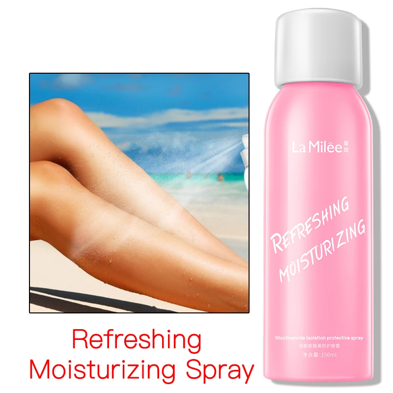 

Nicotinamide isolation protection sunscreen spray facial waterproof UV hydrating arm neck body 150ml