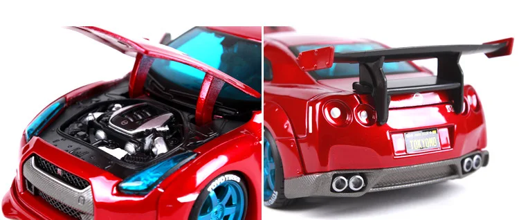 Maisto 1:24 Nissan GTR модель автомобиля из сплава литье под давлением модель автомобиля Моделирование Украшение автомобиля коллекция Подарочная игрушка