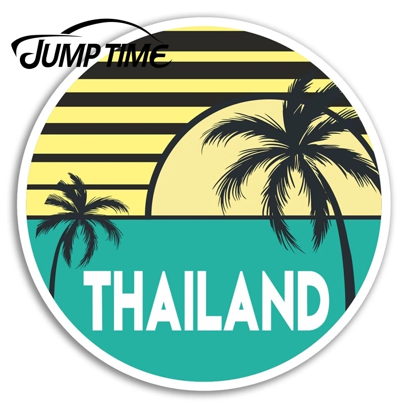 Время скачка для Таиланда Азия виниловая наклейка s Наклейка Путешествие Стикеры