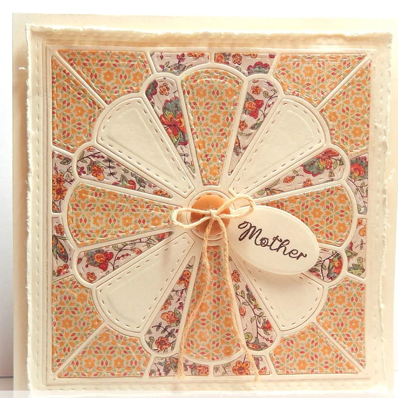 

JC New Arrival Wreath Garland Square Frame Metal Cutting Dies Scrapbooking Card Make Stencil Craft Mold Mould Model Decoration