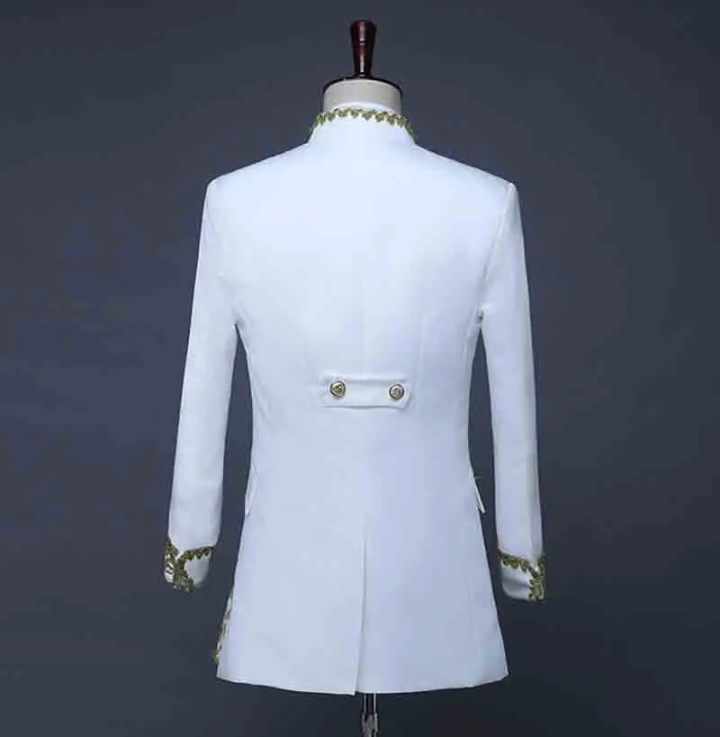 Мужской костюм-смокинг в викторианском стиле блейзер пиджак пальто жилет брюки