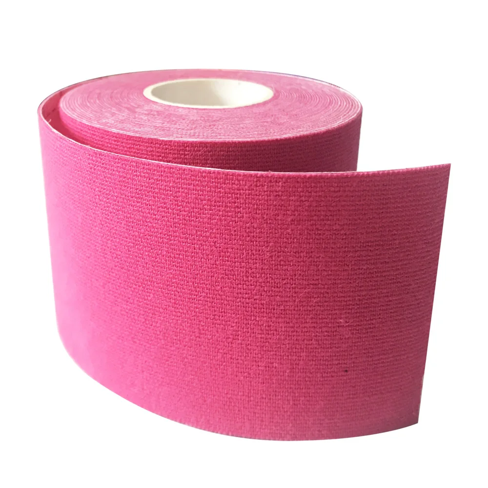 Pink 10 шт. хлопковая эластичная спортивная лента кинезиологическая лента для упражнений на коленях терапевтическая лента для мышц водостойкая повязка 9 цветов - Цвет: Pink