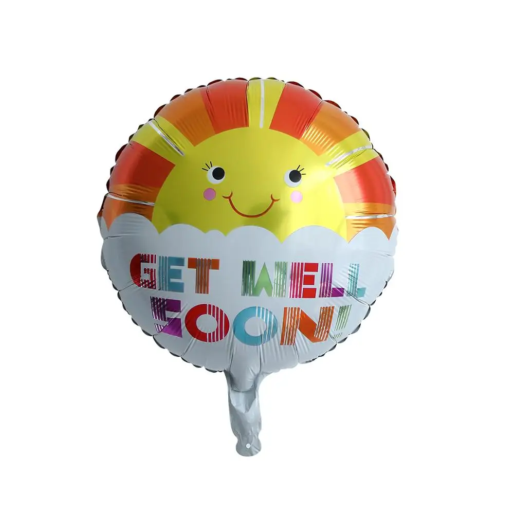

50pcs 18inch Air ihelium balloons get well balloons Best wishes balloon get well soon baloes helium globos ramadan decoration