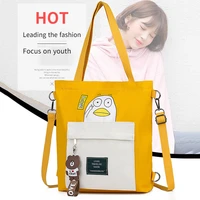 new backpack womens single shoulder messenger bag dual purpose fashion shopping canvas bag canvas bag