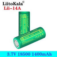 new liitokala lii 14a 18500 1400mah rechargeable lithium battery 3 7v strong light flashlight anti light special lithium batter