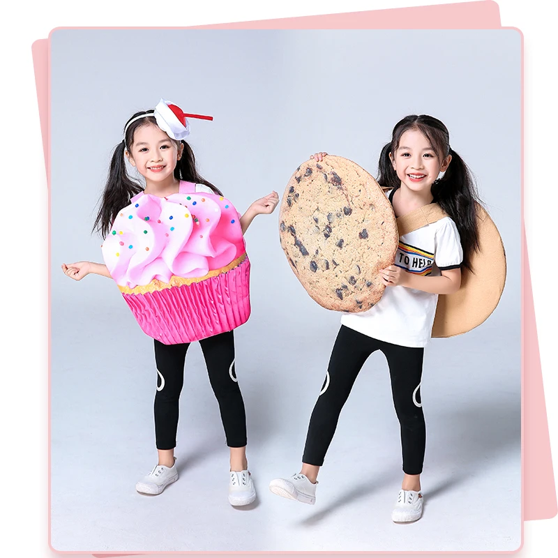 Костюм на Хэллоуин для детей одежда творческих представлений с фруктами